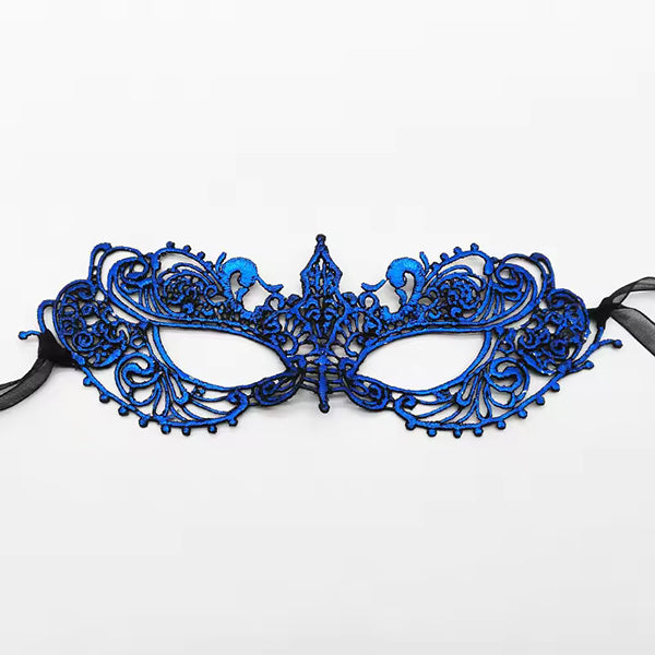 Lace Mask Blue