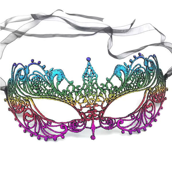 Multicolour Lace Masquerade Mask