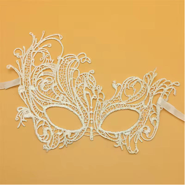 Lace Mask White