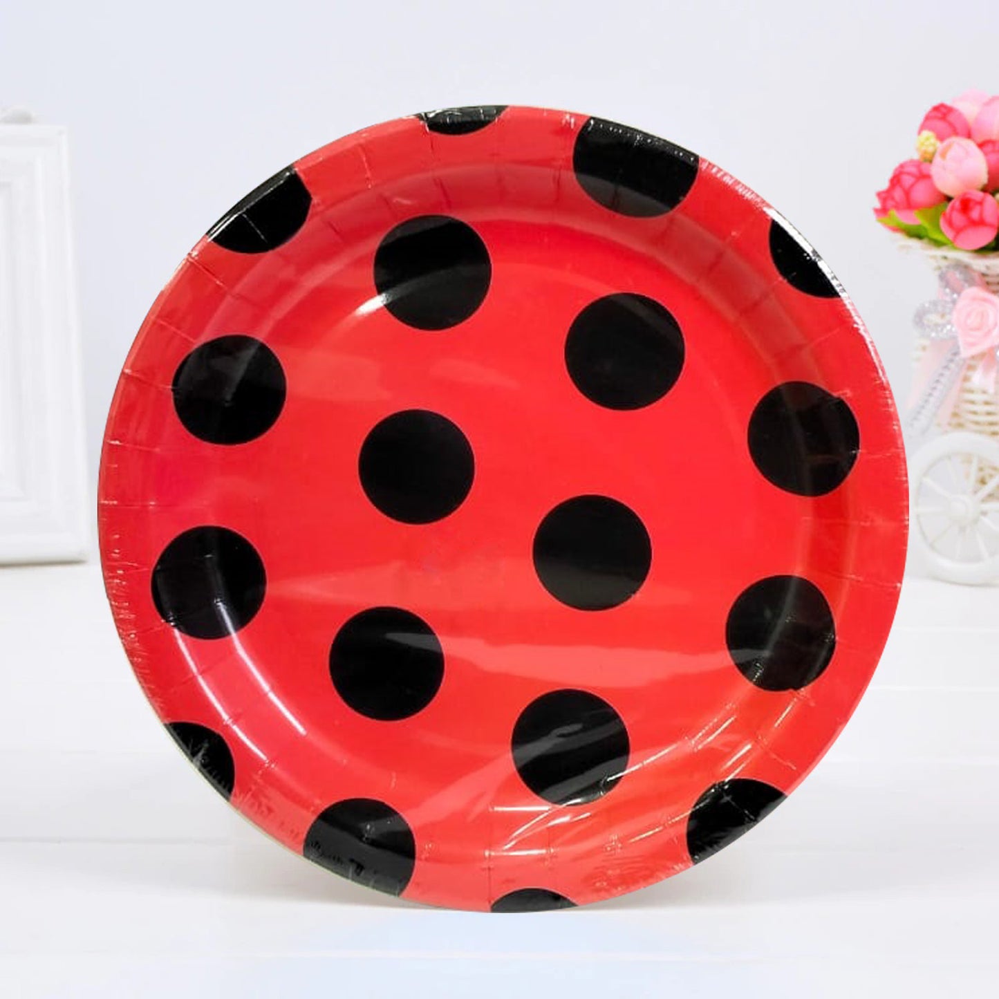 Ladybug Theme Paper Plate