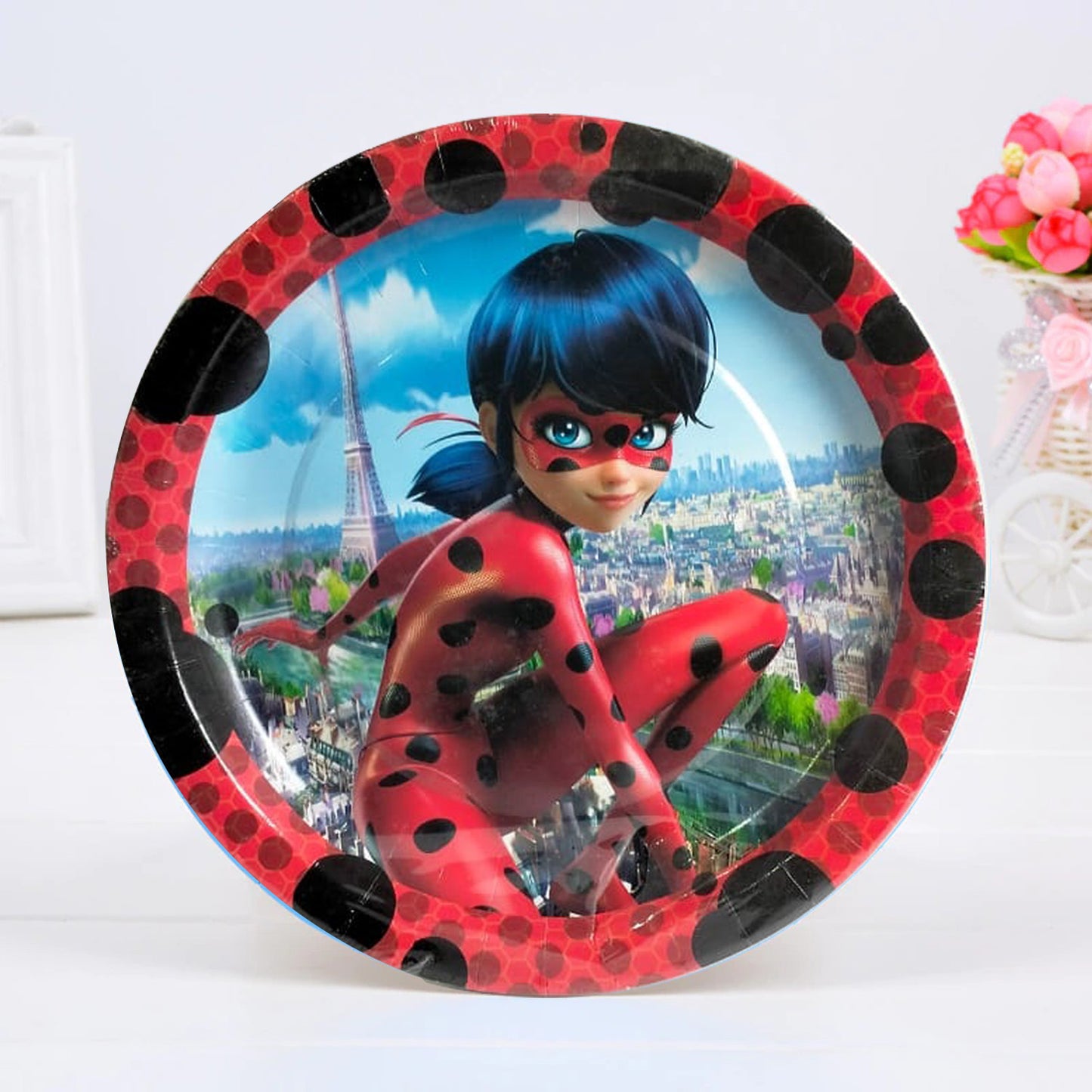 Ladybug Theme Paper Plate