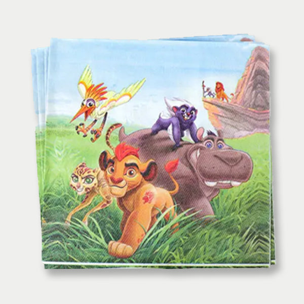 Lion Guard Theme Paper Napkins