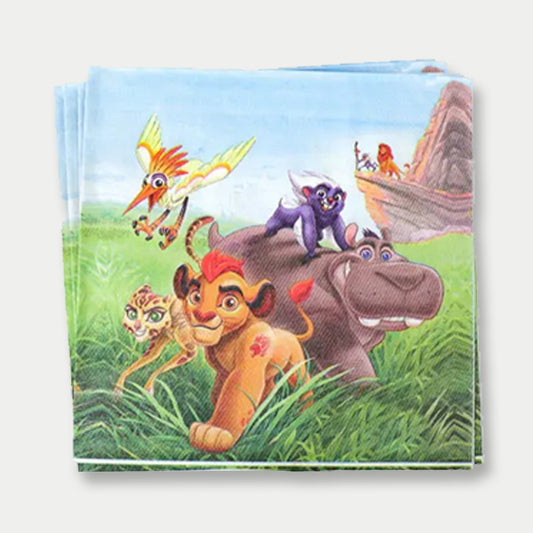 Lion Guard Theme Paper Napkins