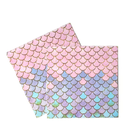 Mermaid theme Napkinns