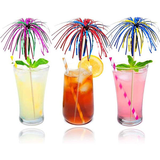 Metallic Foil Cocktail Umbrellas