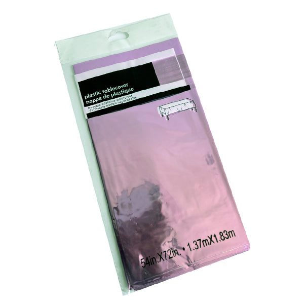 Light Pink Foil Metallic Tablecover