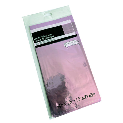 Light Pink Foil Metallic Tablecover