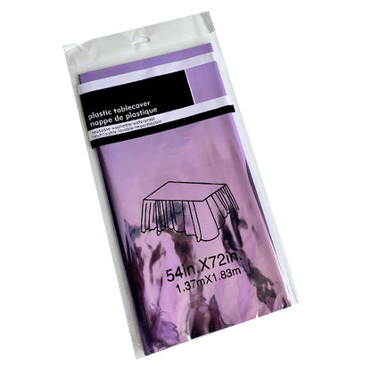 Light Purple Foil Metallic Tablecover