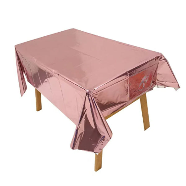 Rose Gold Foil Metallic Tablecover