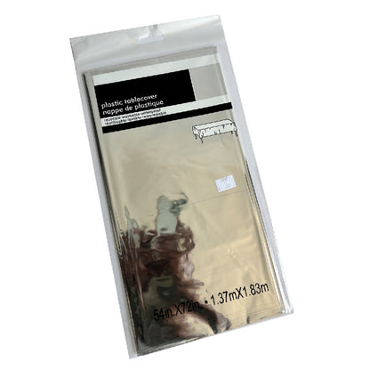 Silver Foil Metallic Tablecover