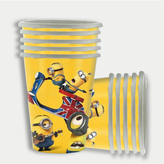 Minions Theme Paper Cups
