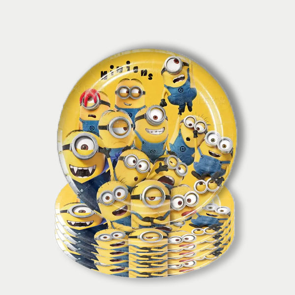 Minions Theme Paper Plates