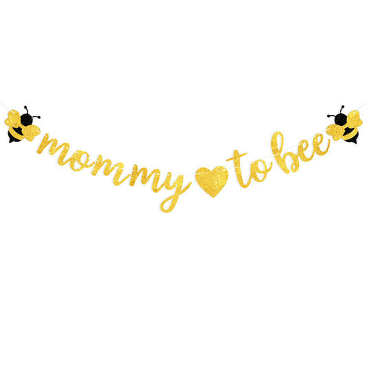 Mommy To Be Gold Banner