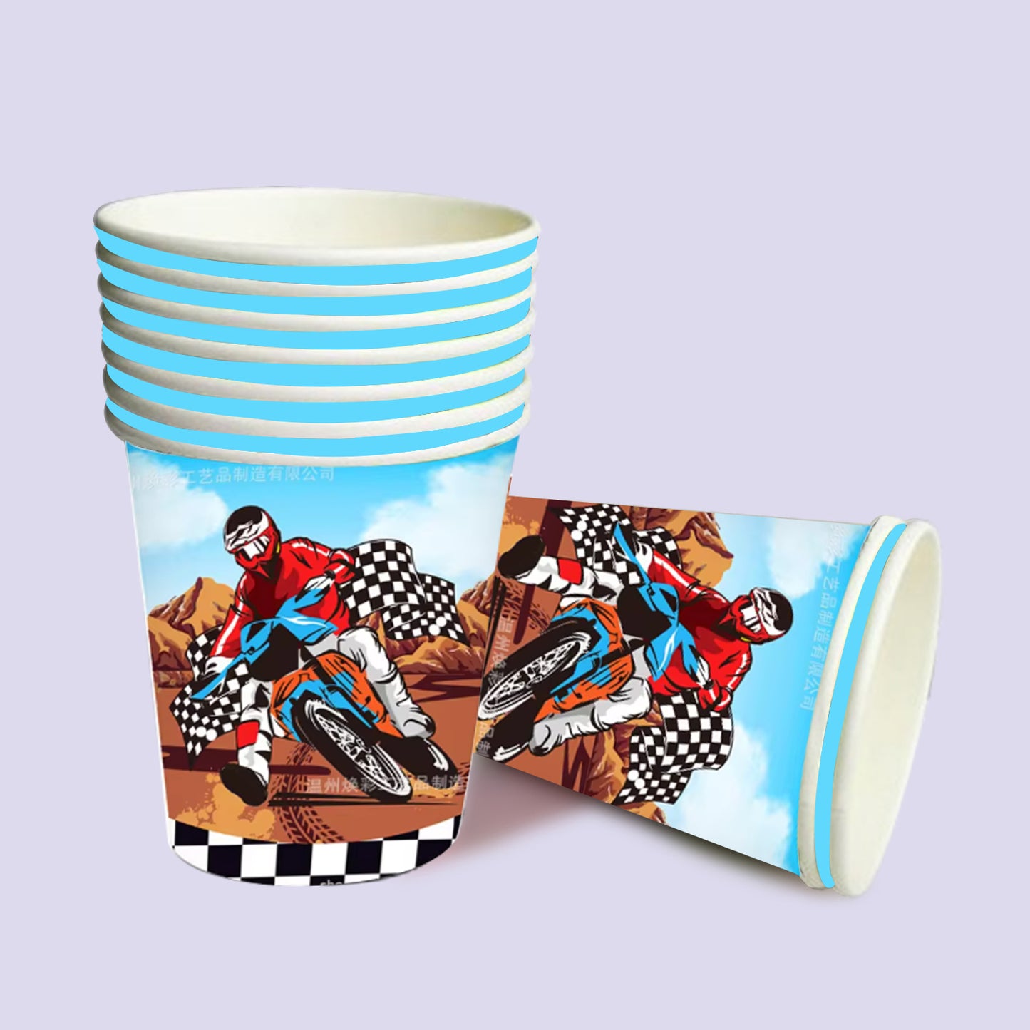 Motorcross Theme Paper Cup