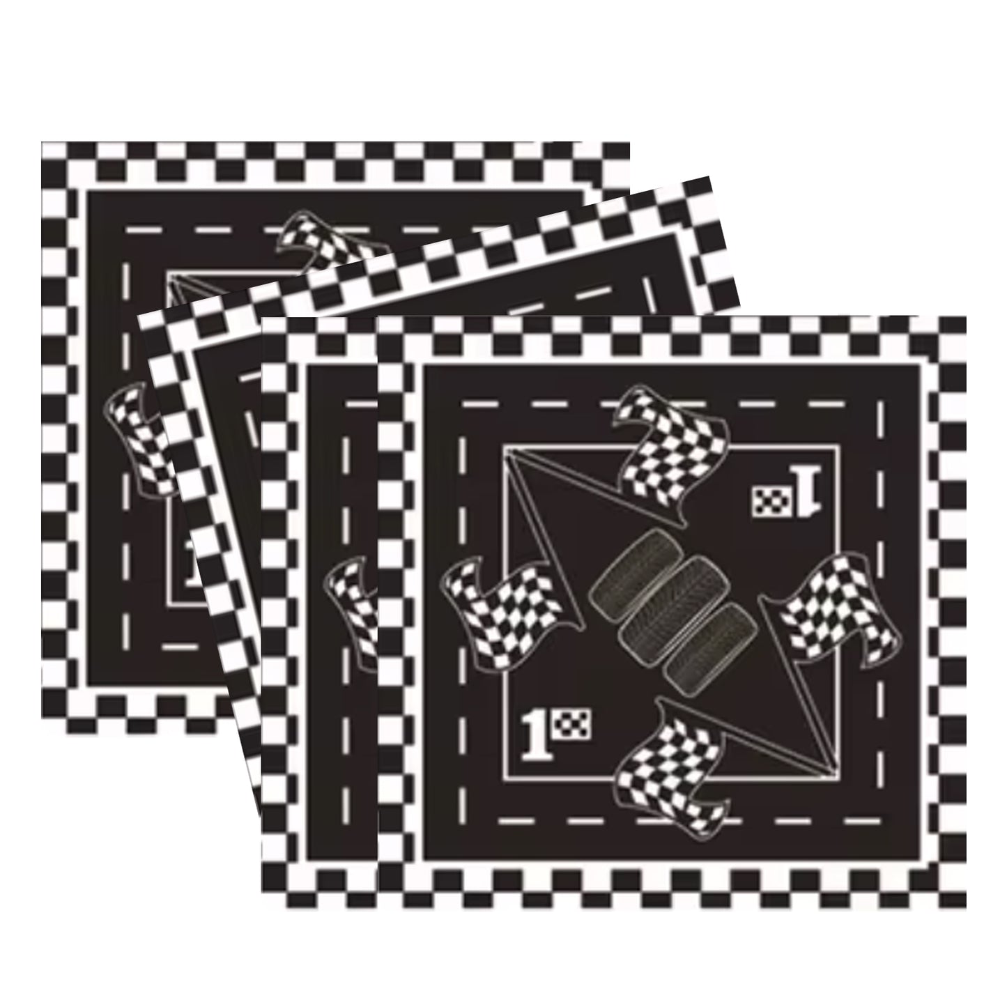 Racing Theme Paper Napkin