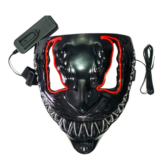 LED Orange & White  Light up Mask