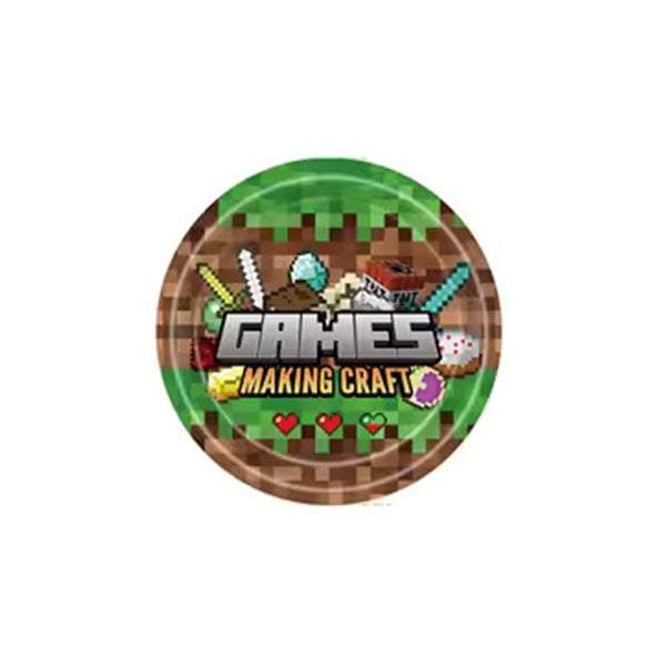 minecraft paper plate