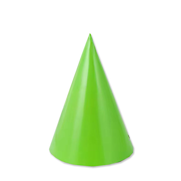 Light Green Party Cone Hats