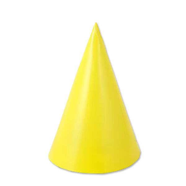 Yellow Party Cone Hats