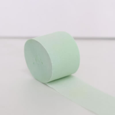 Pastel Green Crepe Paper Streamer Roll