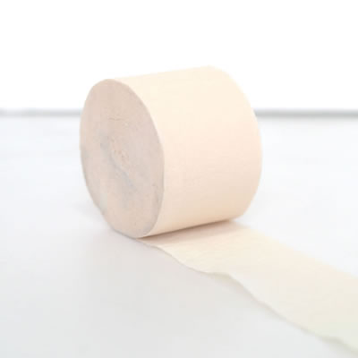 Pastel Peach Crepe Paper Streamer Roll