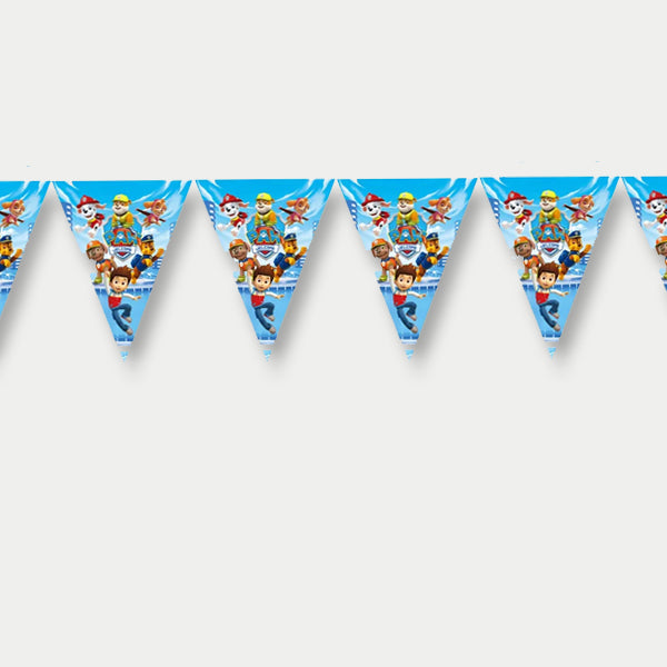 Paw Patrol Theme Pennant Banner
