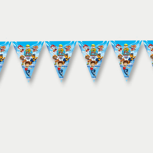 Paw Patrol Theme Pennant Banner