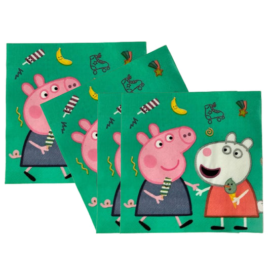 Peppa Pig Theme Napkin