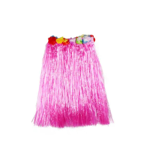 Pink Hawaiian Hula Grass Skirt