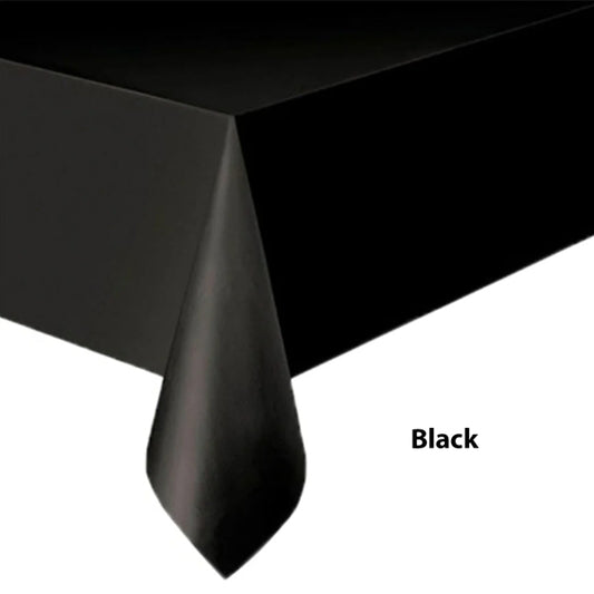 Black Plastic Tablecover