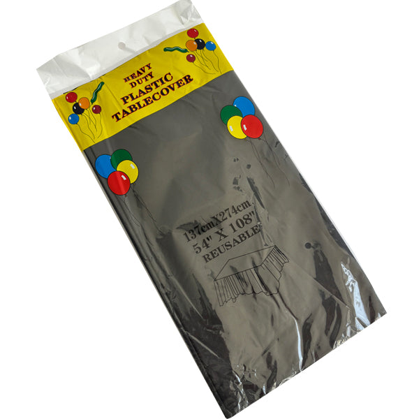 Black Plastic Tablecover
