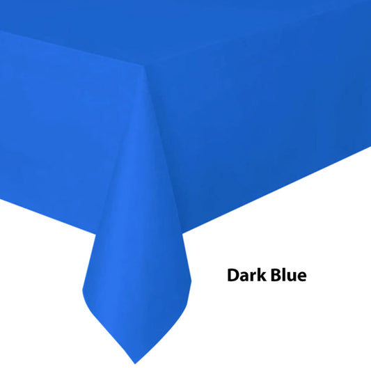 Dark Blue Plastic Tablecover