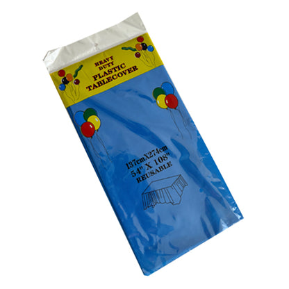 Dark Blue Plastic Tablecover