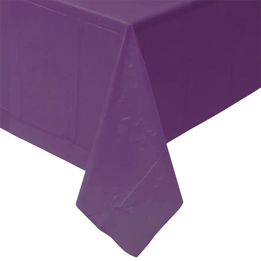 Dark Purple Plastic Tablecover