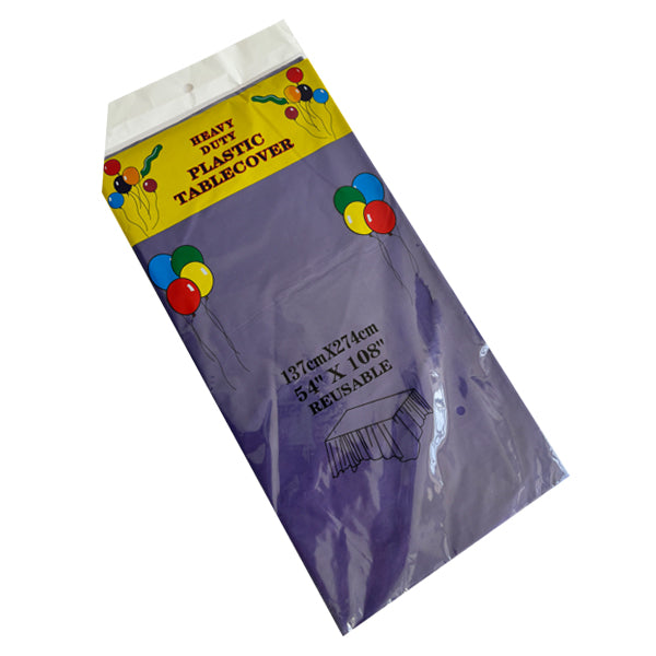 Dark Purple Plastic Tablecover