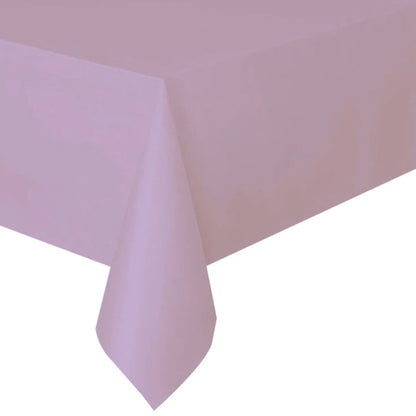 Pastel Purple Plastic Tablecover