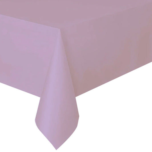Pastel Purple Plastic Tablecover