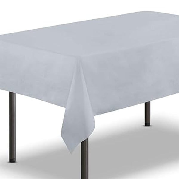 Silver Plastic Tablecover
