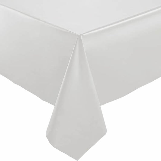 Silver Plastic Tablecover