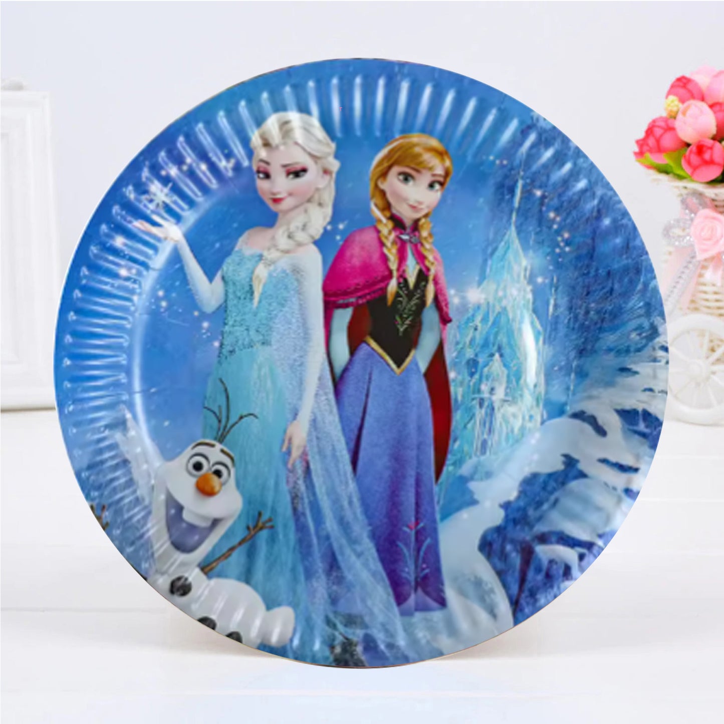Frozen Theme Paper Plate