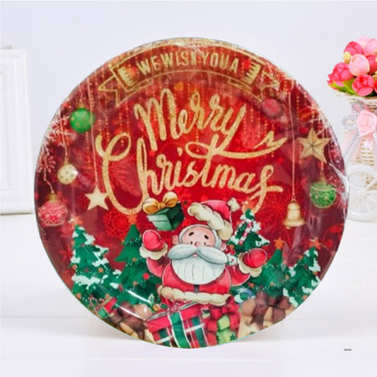 Chrismas Theme Paper Plate