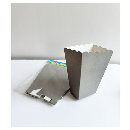 Silver / Gray Popcorn Boxes
