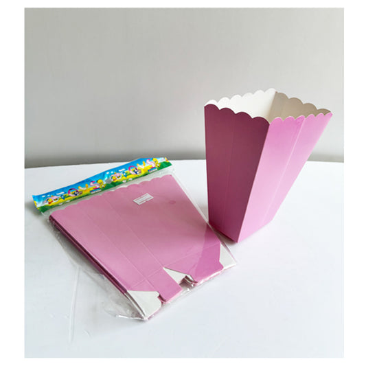 Pink Popcorn Boxes