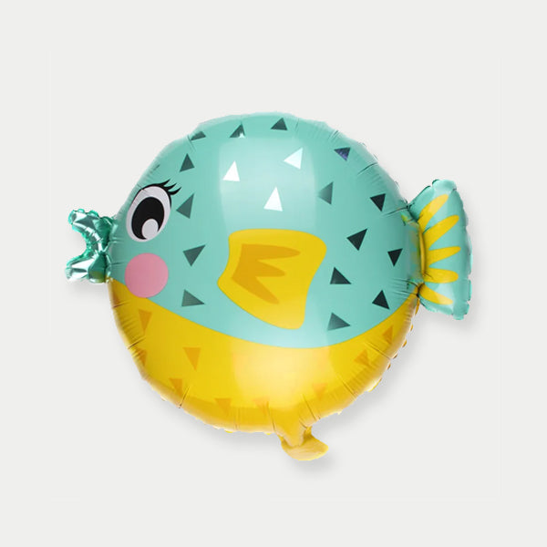 Poppy Fish Foil Balloon