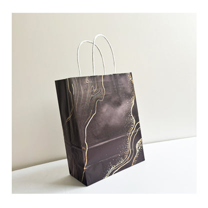 Brown Printed Bag Medium