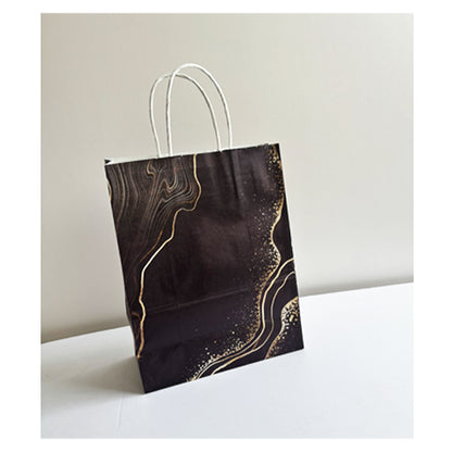 Brown Printed Bag Medium