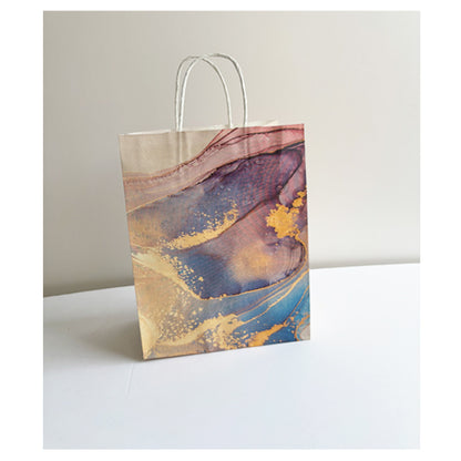 Light Brown Printed Bag Medium