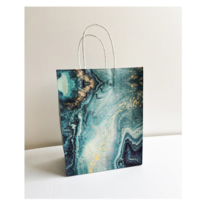 Green Printed Bag Medium
