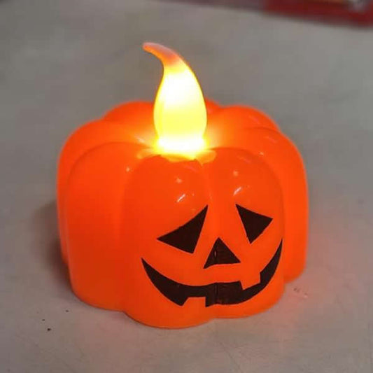 LED Mini Pumpkin Candle (Warm White)