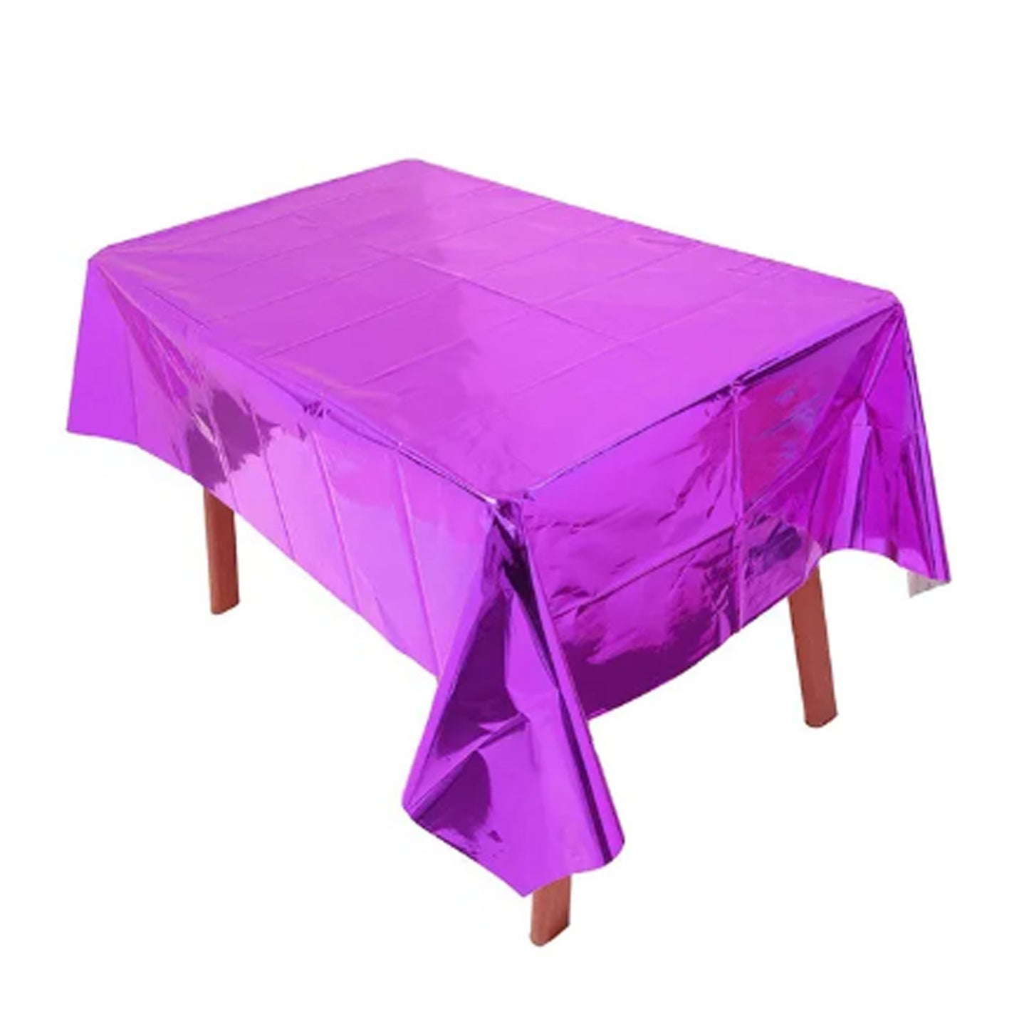 Metallic Plastic Table Covers